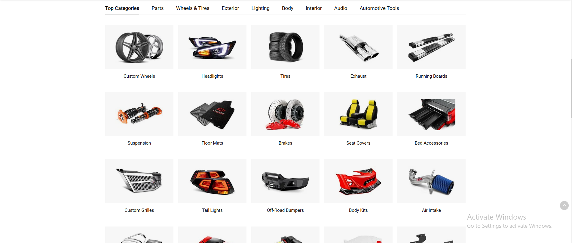 Automotive parts